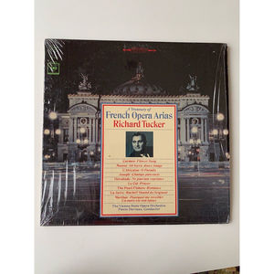 Treasury French Opera Arias Richard Tucker LP Columbia MS 6831 Dervaux Vinyl EX